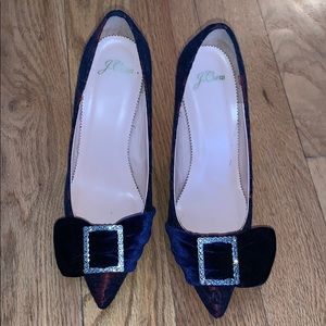 JCrew Bow Heels